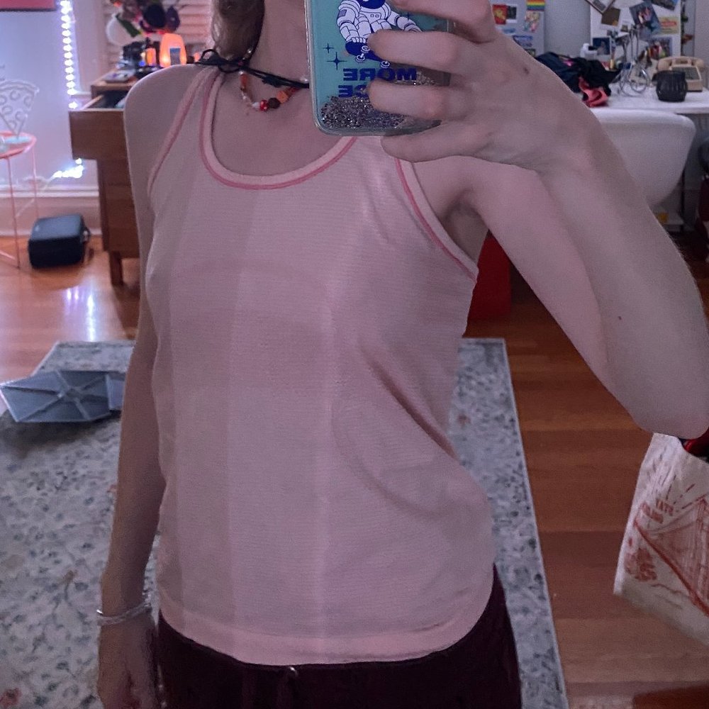 Light Pink Lululemon Tank Top